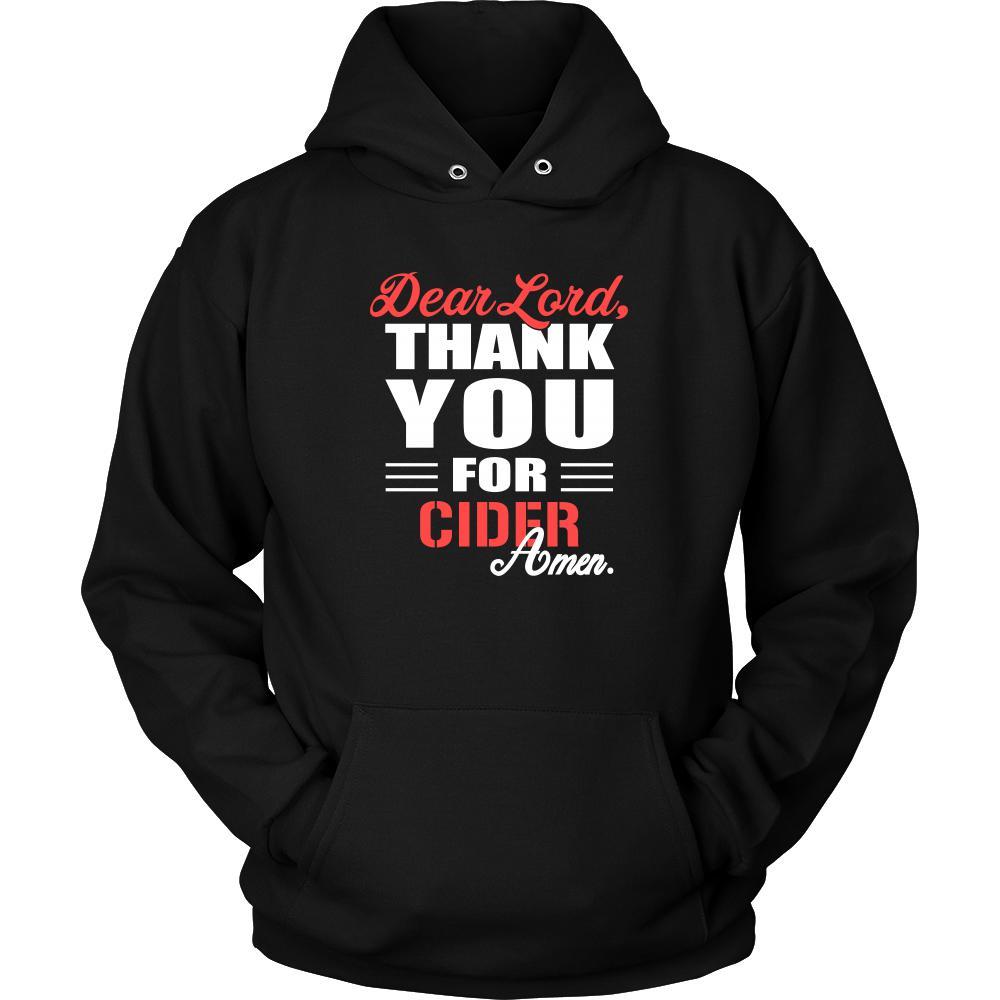 Cider Shirt - Dear Lord, thank you for Cider Amen- Drink Lover-T-shirt-Teelime | shirts-hoodies-mugs