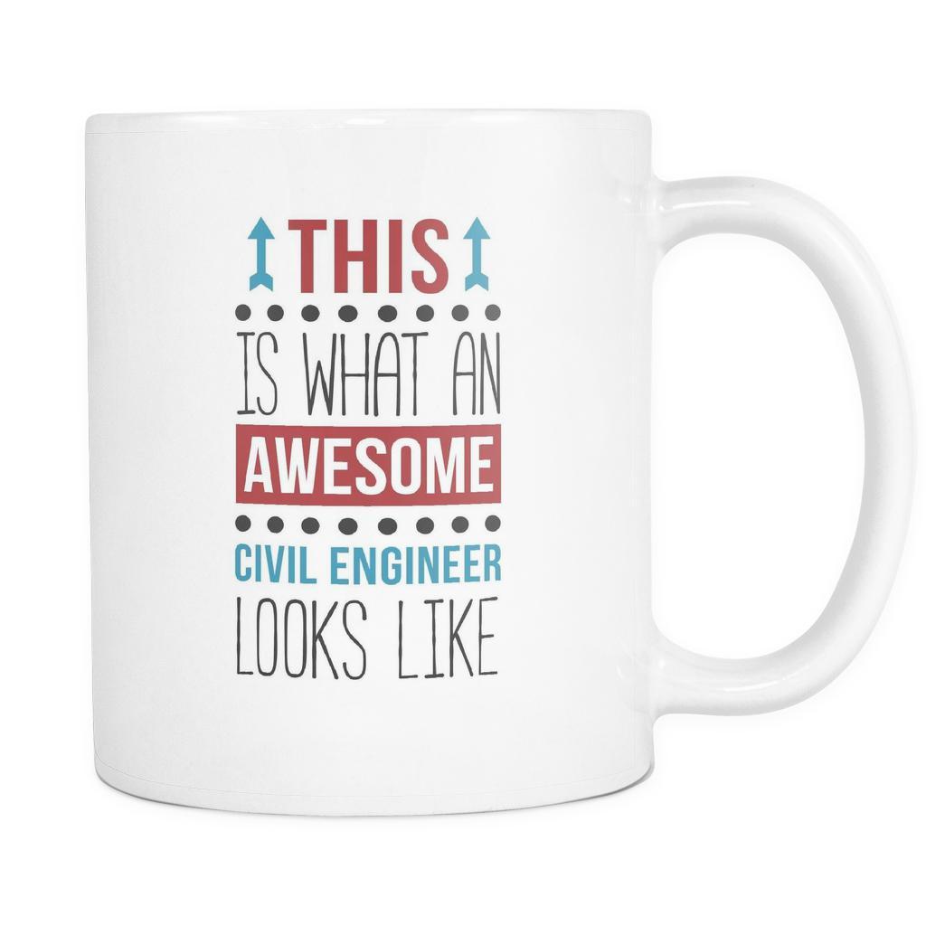 Civil Engineer mug - Awesome Civil Engineer-Drinkware-Teelime | shirts-hoodies-mugs