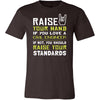 Civil Engineer Shirt - Raise your hand if you love Civil Engineer, if not raise your standards - Profession Gift-T-shirt-Teelime | shirts-hoodies-mugs