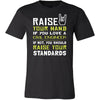 Civil Engineer Shirt - Raise your hand if you love Civil Engineer, if not raise your standards - Profession Gift-T-shirt-Teelime | shirts-hoodies-mugs