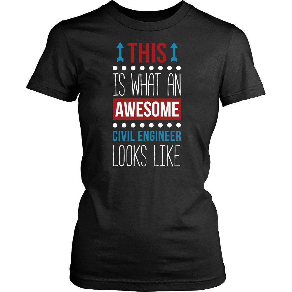 Civil engineer Shirt - This is what an awesome Civil engineer looks like - Profession Gift-T-shirt-Teelime | shirts-hoodies-mugs