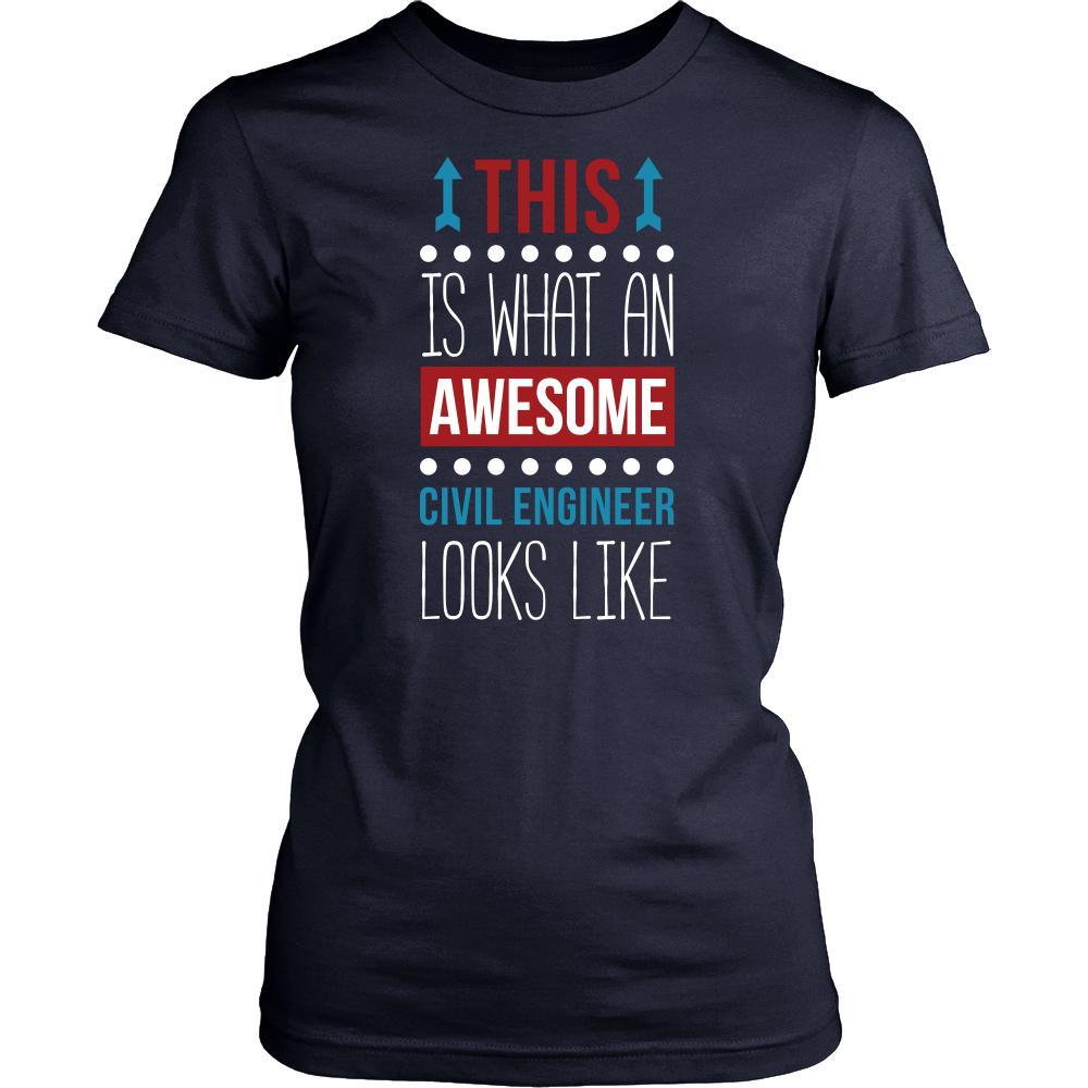 Civil engineer Shirt - This is what an awesome Civil engineer looks like - Profession Gift-T-shirt-Teelime | shirts-hoodies-mugs