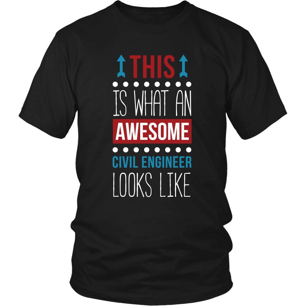 Civil engineer Shirt - This is what an awesome Civil engineer looks like - Profession Gift-T-shirt-Teelime | shirts-hoodies-mugs