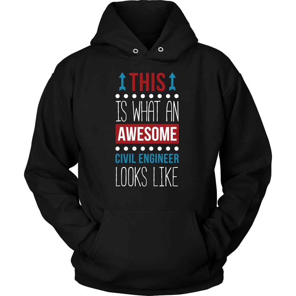 Civil engineer Shirt - This is what an awesome Civil engineer looks like - Profession Gift-T-shirt-Teelime | shirts-hoodies-mugs