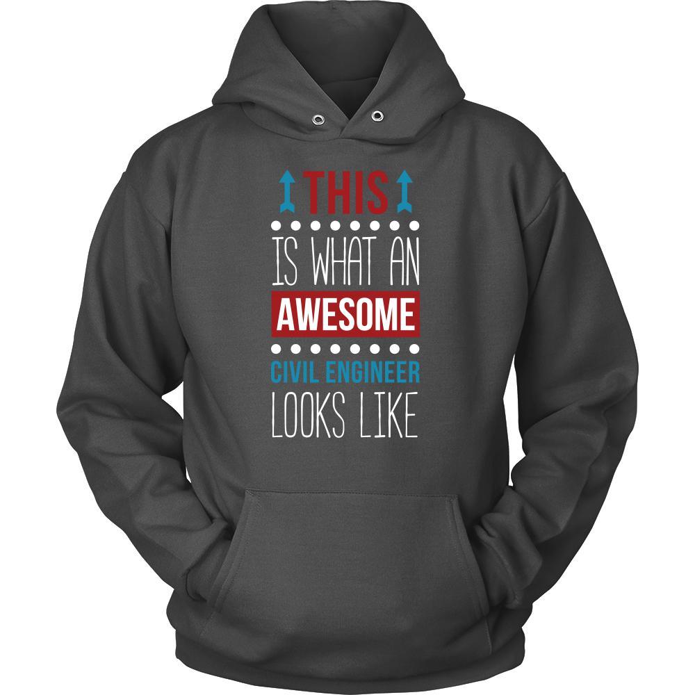Civil engineer Shirt - This is what an awesome Civil engineer looks like - Profession Gift-T-shirt-Teelime | shirts-hoodies-mugs