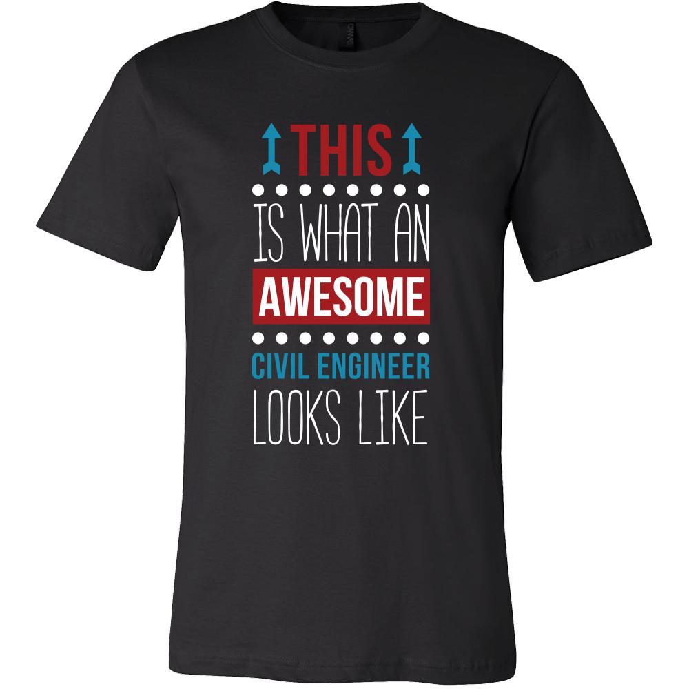 Civil engineer Shirt - This is what an awesome Civil engineer looks like - Profession Gift-T-shirt-Teelime | shirts-hoodies-mugs