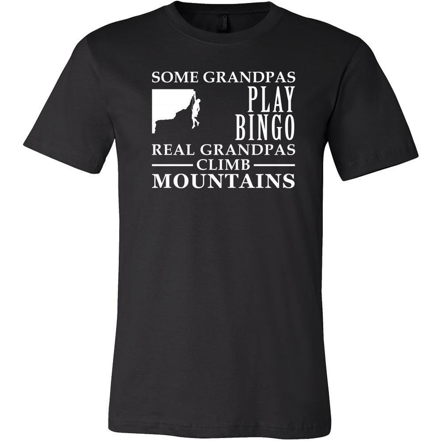Climbing Shirt Some Grandpas play bingo, real Grandpas go Climbing Family Hobby-T-shirt-Teelime | shirts-hoodies-mugs