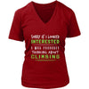 Climbing Shirt - Sorry If I Looked Interested, I think about Climbing - Hobby Gift-T-shirt-Teelime | shirts-hoodies-mugs