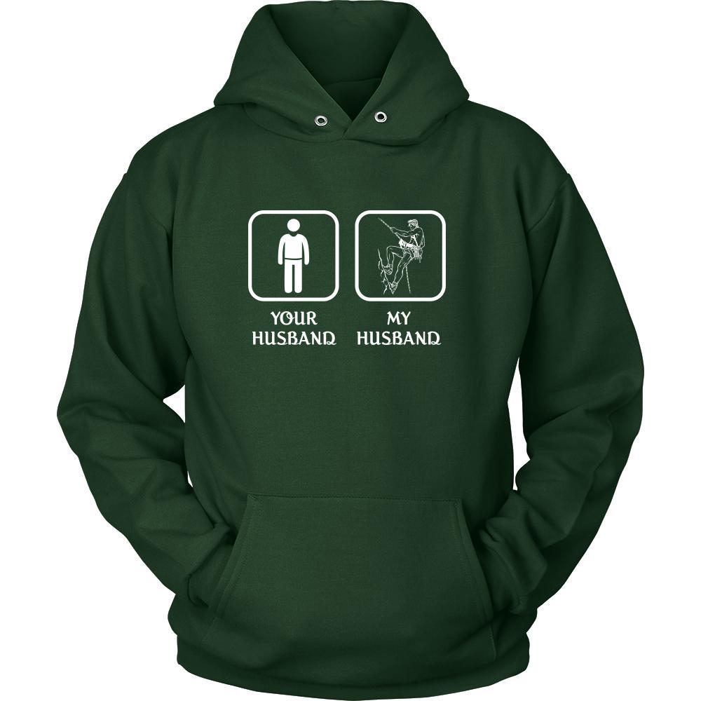 Climbing - Your husband My husband - Mother's Day Hobby Shirt-T-shirt-Teelime | shirts-hoodies-mugs