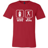 Climbing - Your wife My wife - Father's Day Hobby Shirt-T-shirt-Teelime | shirts-hoodies-mugs