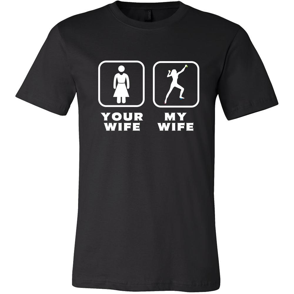 Climbing - Your wife My wife - Father's Day Hobby Shirt-T-shirt-Teelime | shirts-hoodies-mugs