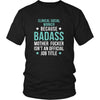 Clinical Social Worker Shirt - Clinical Social Worker because badass mother fucker isn't an official job title - Profession Gift-T-shirt-Teelime | shirts-hoodies-mugs