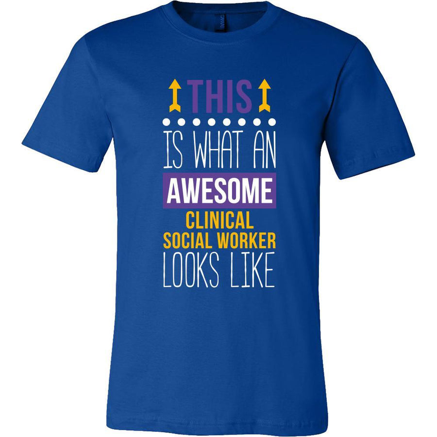 Clinical Social Worker Shirt - This is what an awesome Clinical Social Worker looks like - Profession Gift-T-shirt-Teelime | shirts-hoodies-mugs