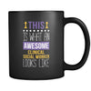 Clinical social worker This is what an awesome clinical social worker looks like 11oz Black Mug-Drinkware-Teelime | shirts-hoodies-mugs