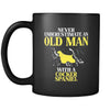 Cocker spaniel Never underestimate an old man with a Cocker spaniel 11oz Black Mug-Drinkware-Teelime | shirts-hoodies-mugs