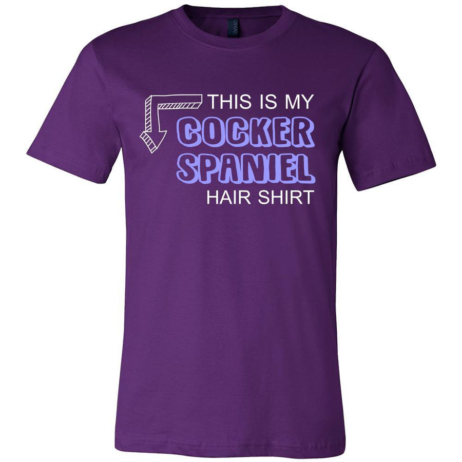 Cocker spaniel Shirt - This is my Cocker spaniel hair shirt - Dog Lover Gift-T-shirt-Teelime | shirts-hoodies-mugs