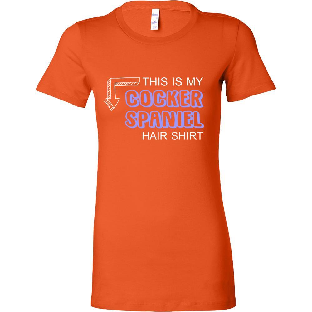 Cocker spaniel Shirt - This is my Cocker spaniel hair shirt - Dog Lover Gift-T-shirt-Teelime | shirts-hoodies-mugs
