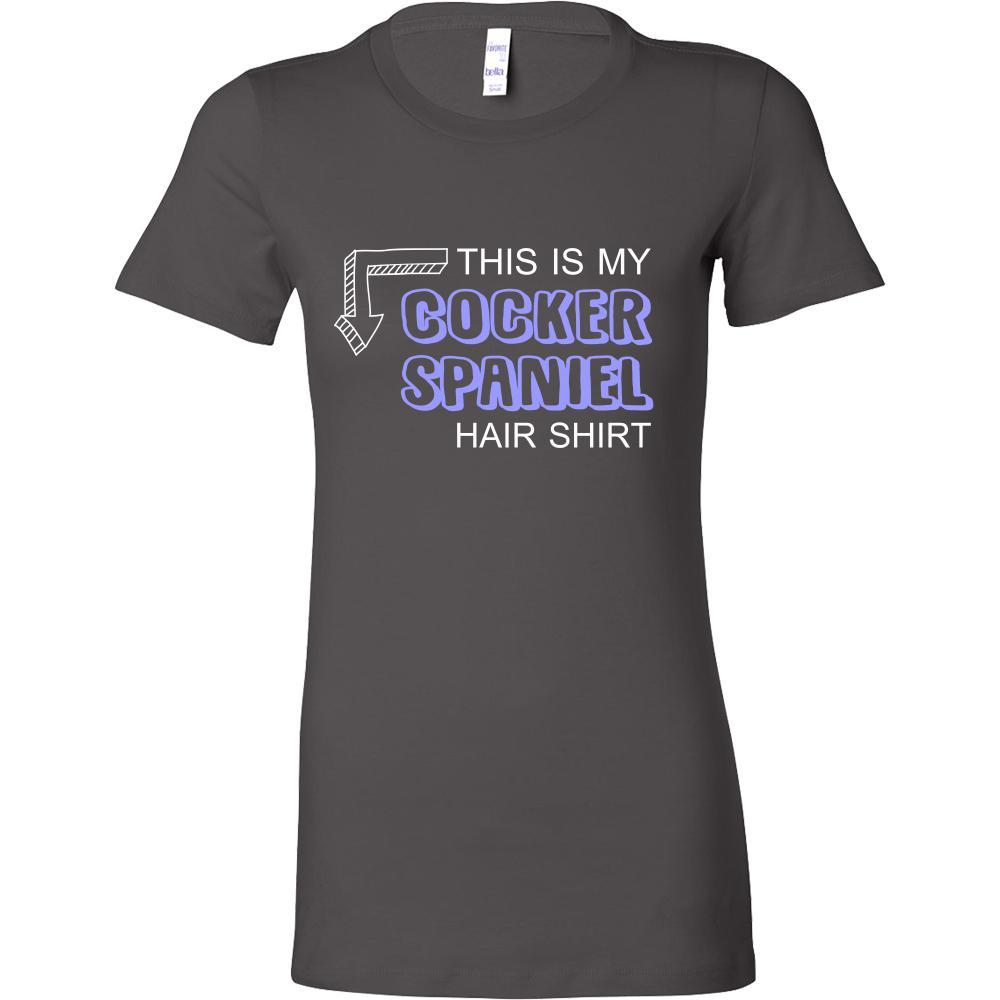 Cocker spaniel Shirt - This is my Cocker spaniel hair shirt - Dog Lover Gift-T-shirt-Teelime | shirts-hoodies-mugs
