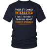 Cocker Spaniels Shirt - Sorry If I Looked Interested, I think about Cocker Spaniels - Dog Lover Gift-T-shirt-Teelime | shirts-hoodies-mugs