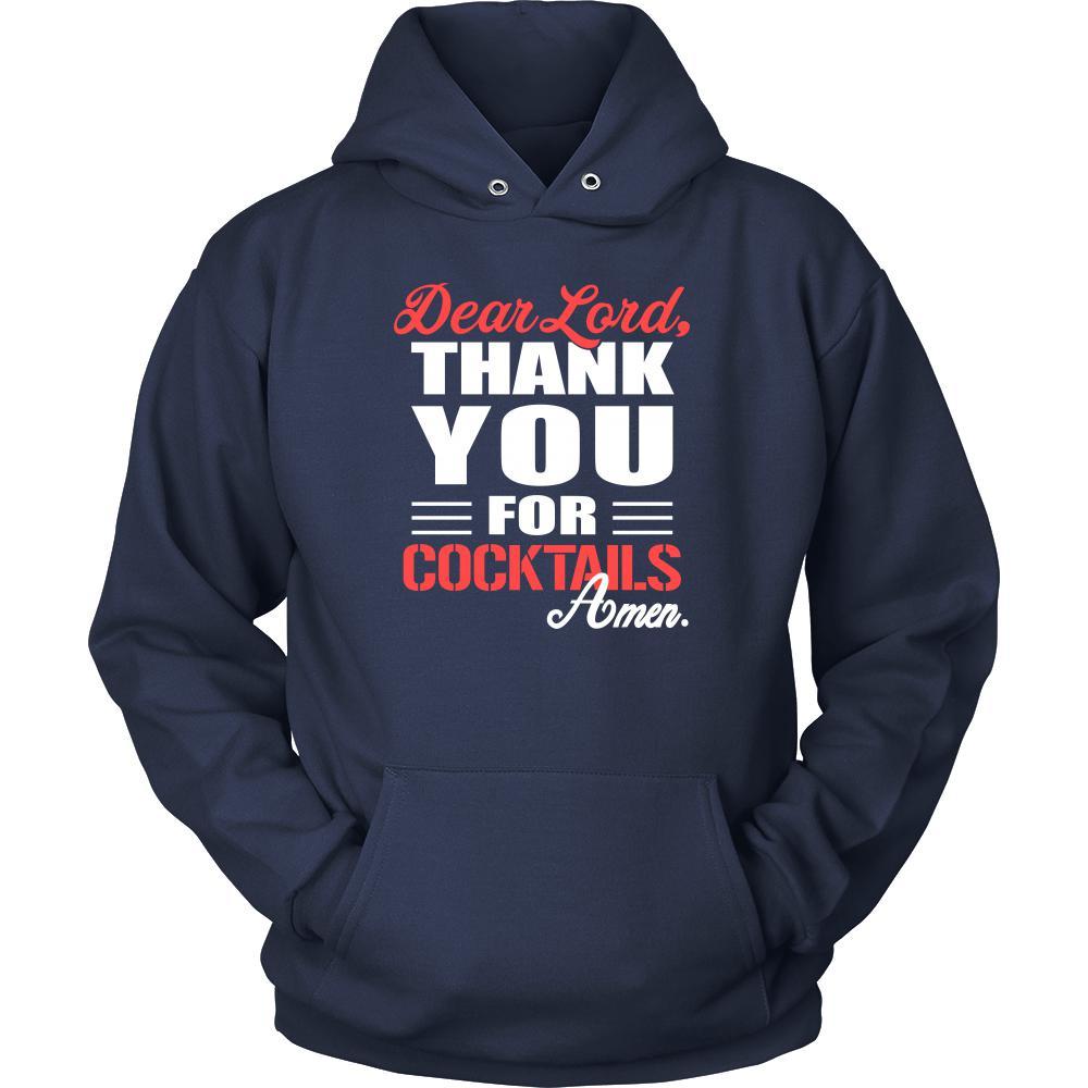 Cocktail Shirt - Dear Lord, thank you for Cocktail Amen- Drink Lover-T-shirt-Teelime | shirts-hoodies-mugs