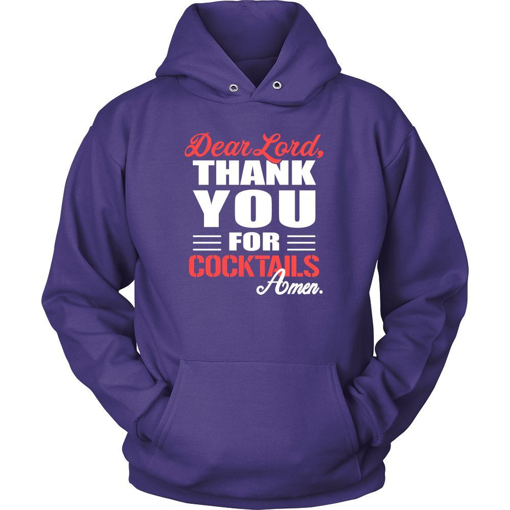Cocktail Shirt - Dear Lord, thank you for Cocktail Amen- Drink Lover-T-shirt-Teelime | shirts-hoodies-mugs