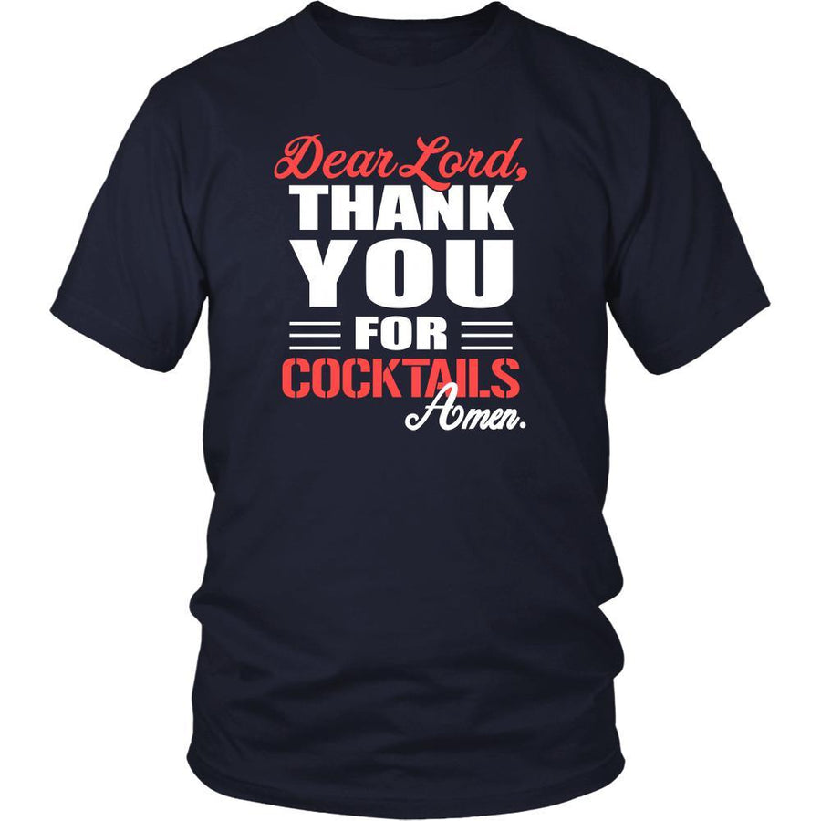 Cocktail Shirt - Dear Lord, thank you for Cocktail Amen- Drink Lover-T-shirt-Teelime | shirts-hoodies-mugs