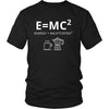 Coffee - E=MC2 / Energy = Milk*Coffee2 - Coffee Funny Shirt-T-shirt-Teelime | shirts-hoodies-mugs
