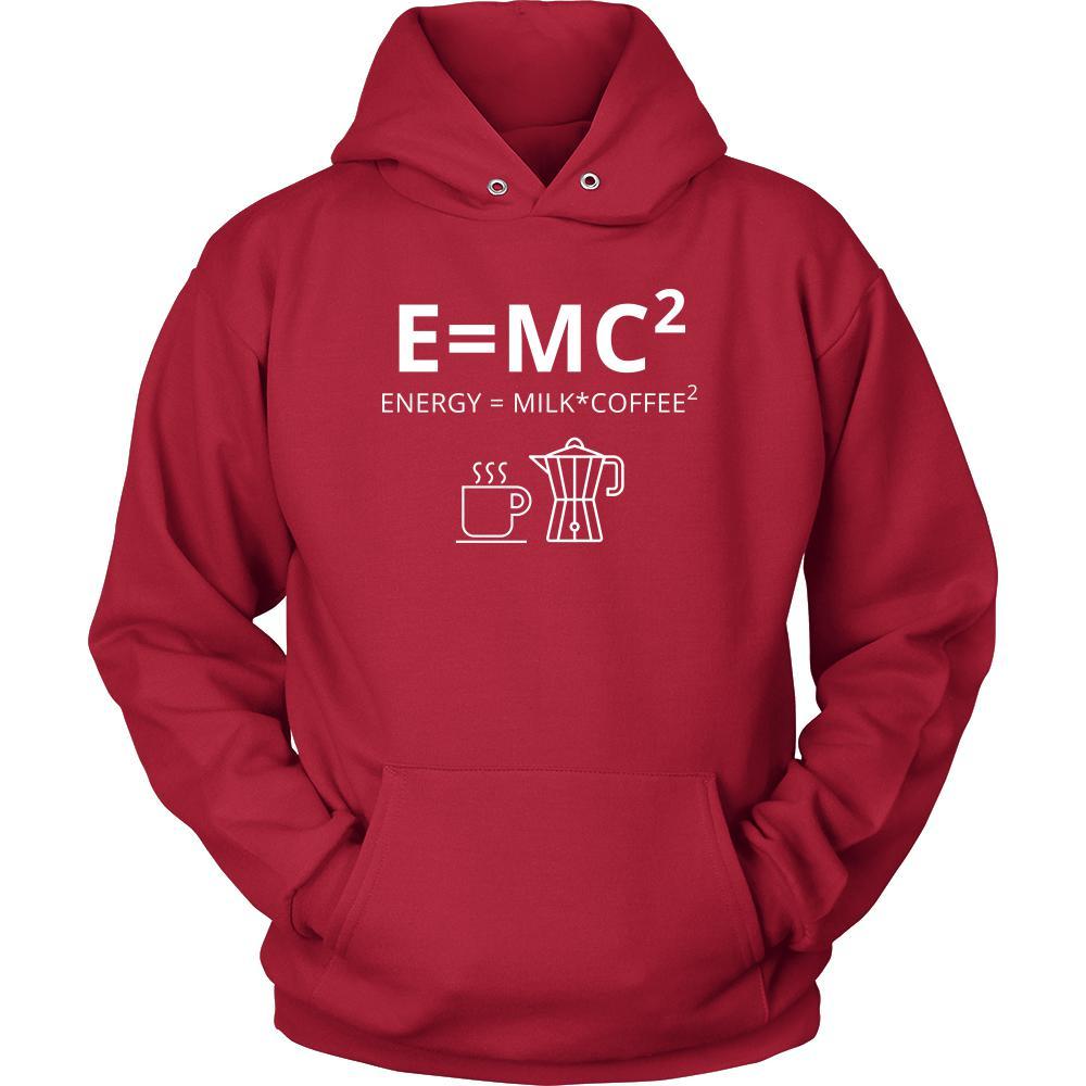 Coffee - E=MC2 / Energy = Milk*Coffee2 - Coffee Funny Shirt-T-shirt-Teelime | shirts-hoodies-mugs