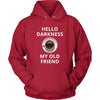 Coffee - Hello darkness my old friend - Coffee Funny Shirt-T-shirt-Teelime | shirts-hoodies-mugs