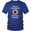 Coffee - Hello darkness my old friend - Coffee Funny Shirt-T-shirt-Teelime | shirts-hoodies-mugs