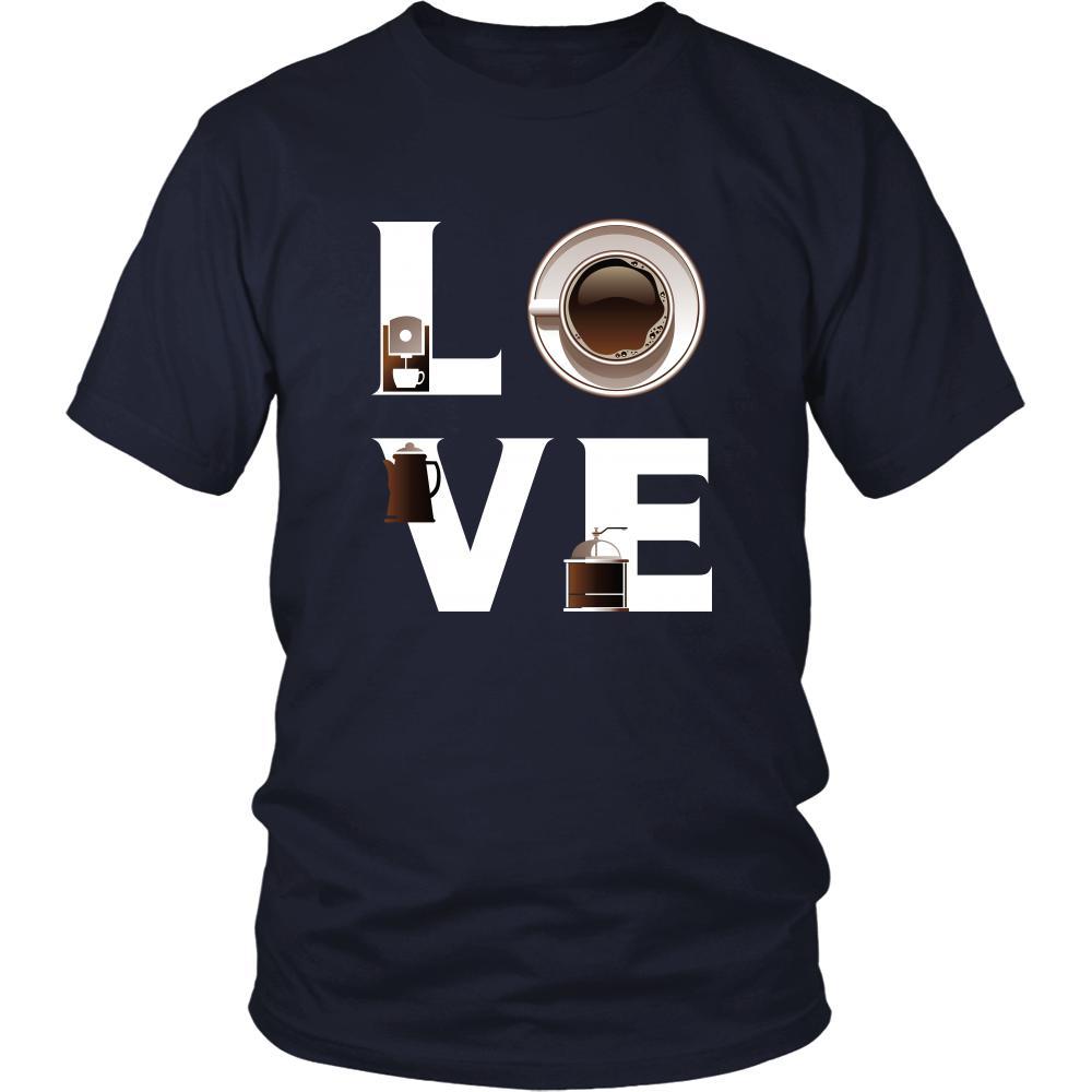 Coffee - LOVE Coffee - Drinks Shirt-T-shirt-Teelime | shirts-hoodies-mugs