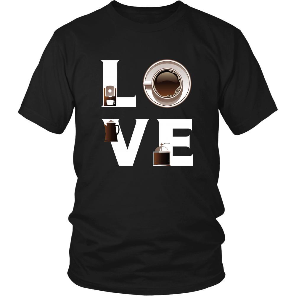 Coffee - LOVE Coffee - Drinks Shirt-T-shirt-Teelime | shirts-hoodies-mugs