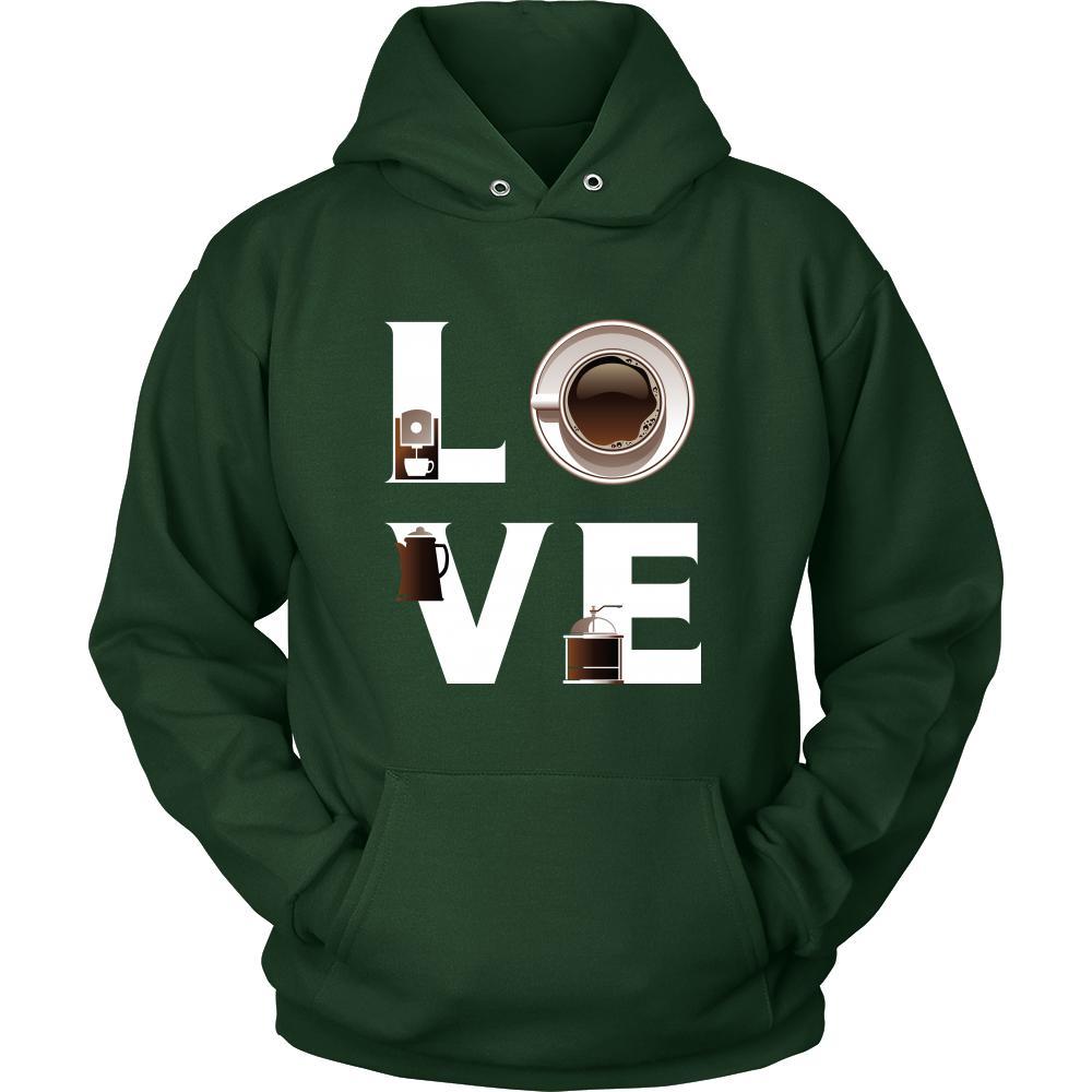 Coffee - LOVE Coffee - Drinks Shirt-T-shirt-Teelime | shirts-hoodies-mugs