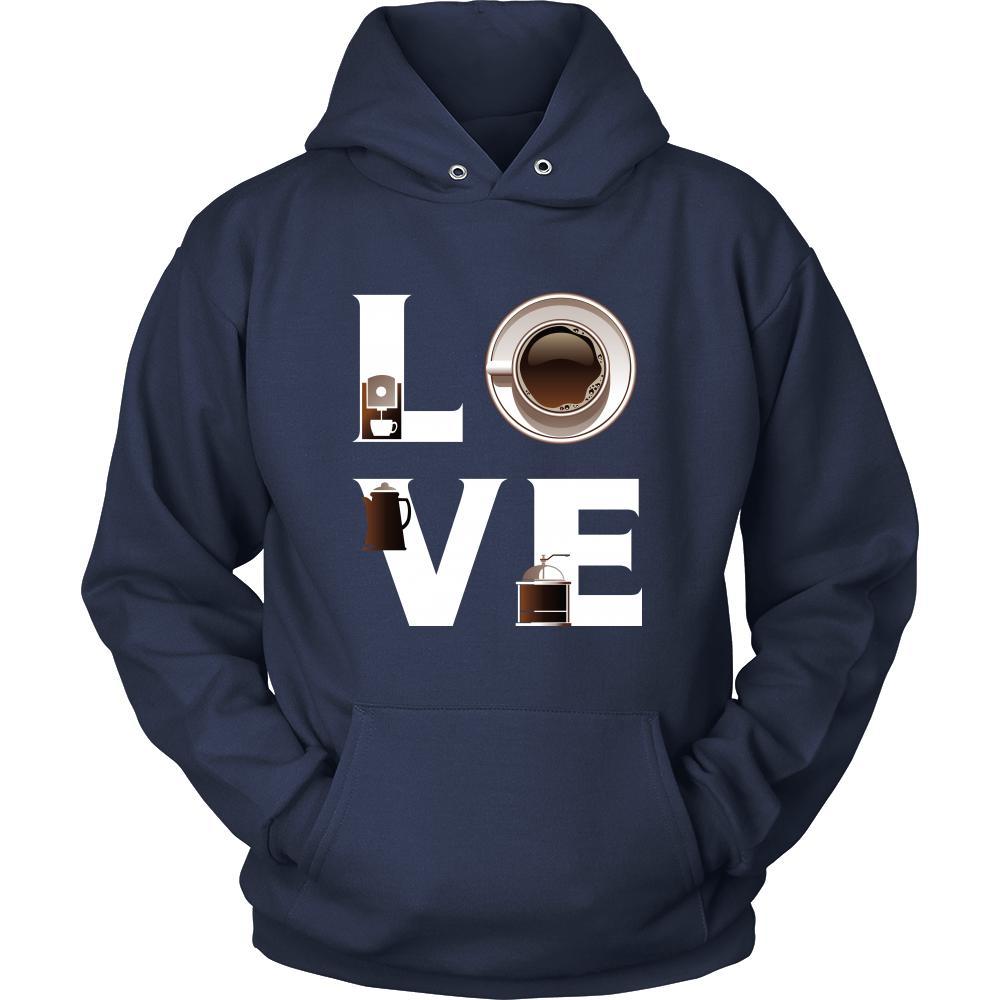 Coffee - LOVE Coffee - Drinks Shirt-T-shirt-Teelime | shirts-hoodies-mugs