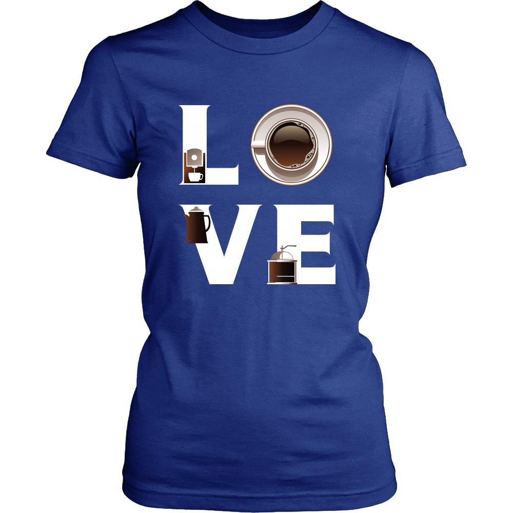 Coffee - LOVE Coffee - Drinks Shirt-T-shirt-Teelime | shirts-hoodies-mugs