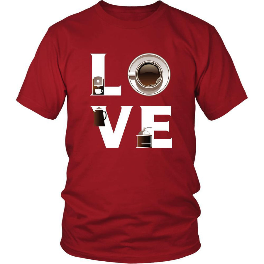 Coffee - LOVE Coffee - Drinks Shirt-T-shirt-Teelime | shirts-hoodies-mugs