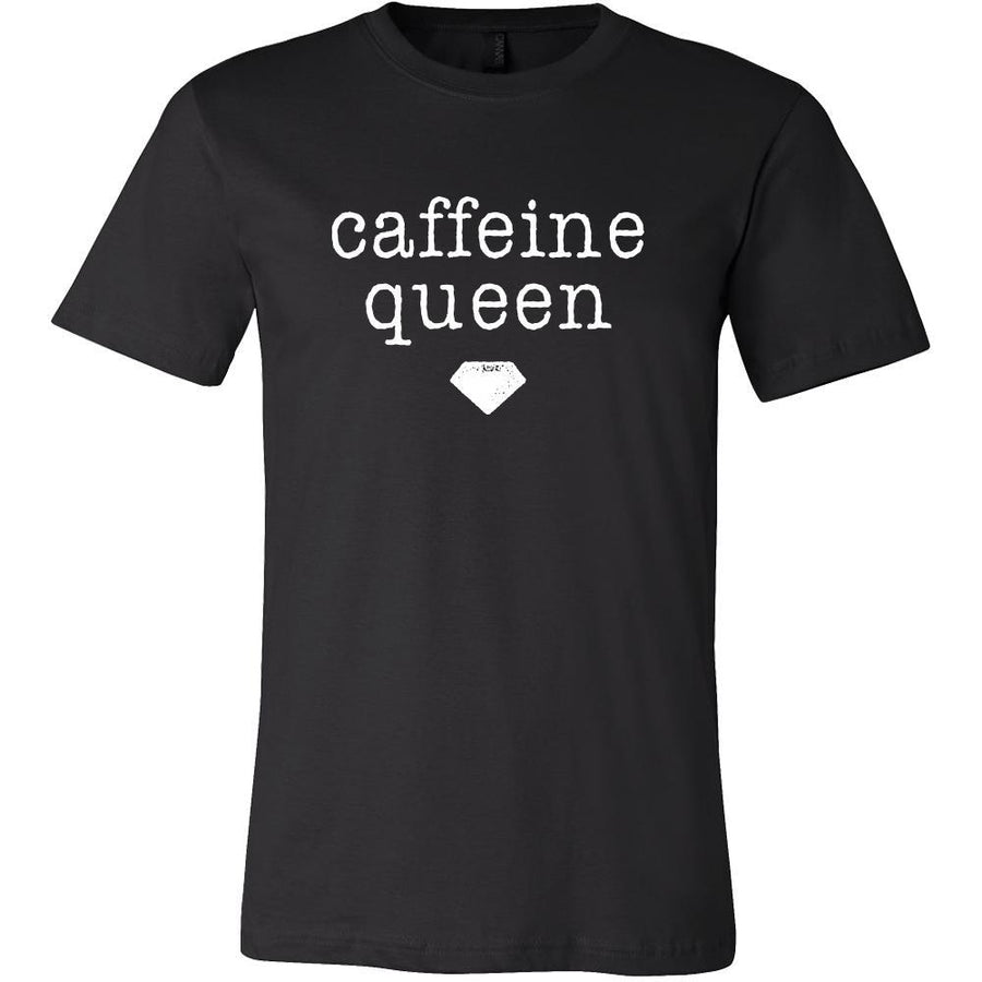 Coffee Shirt - Caffeine queen - Drink Love-T-shirt-Teelime | shirts-hoodies-mugs