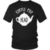 Coffee Shirt - Coffee pot head - Drink Love Gift-T-shirt-Teelime | shirts-hoodies-mugs