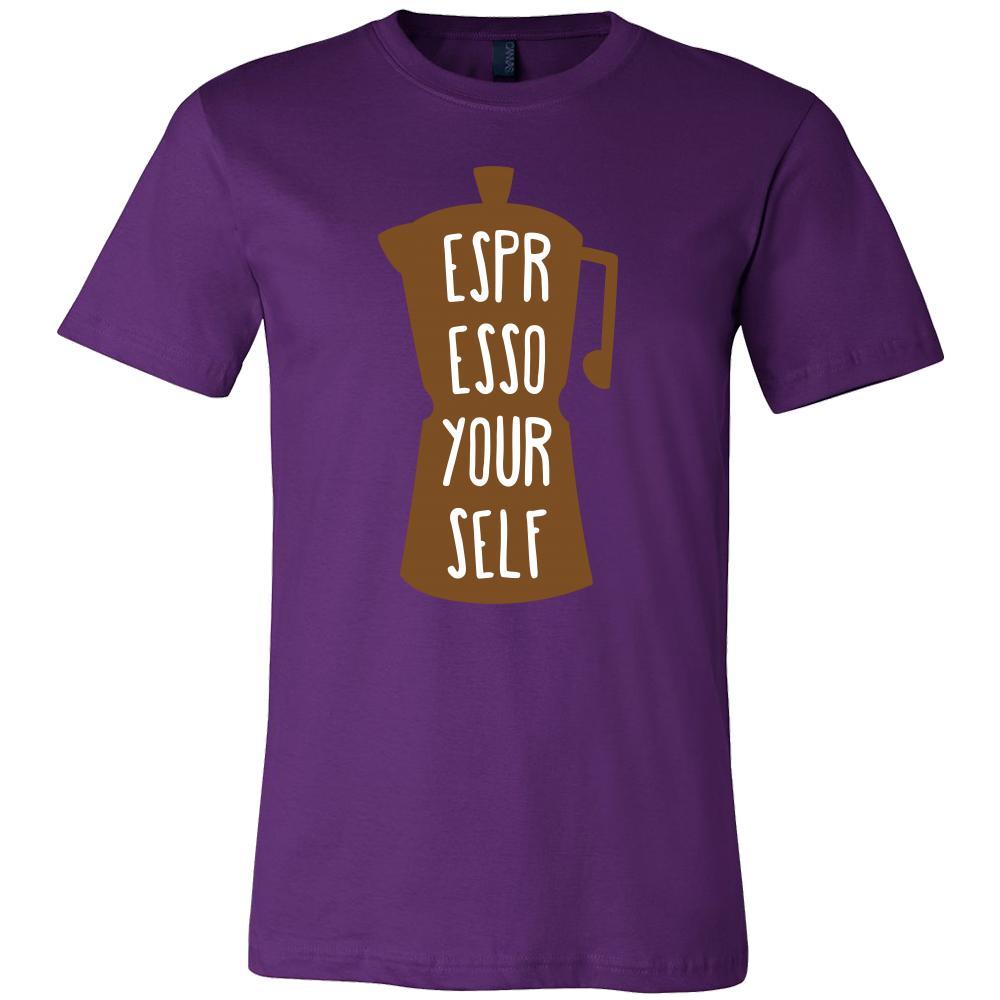 Coffee Shirt - Espresso yourself - Drink Love Gift-T-shirt-Teelime | shirts-hoodies-mugs