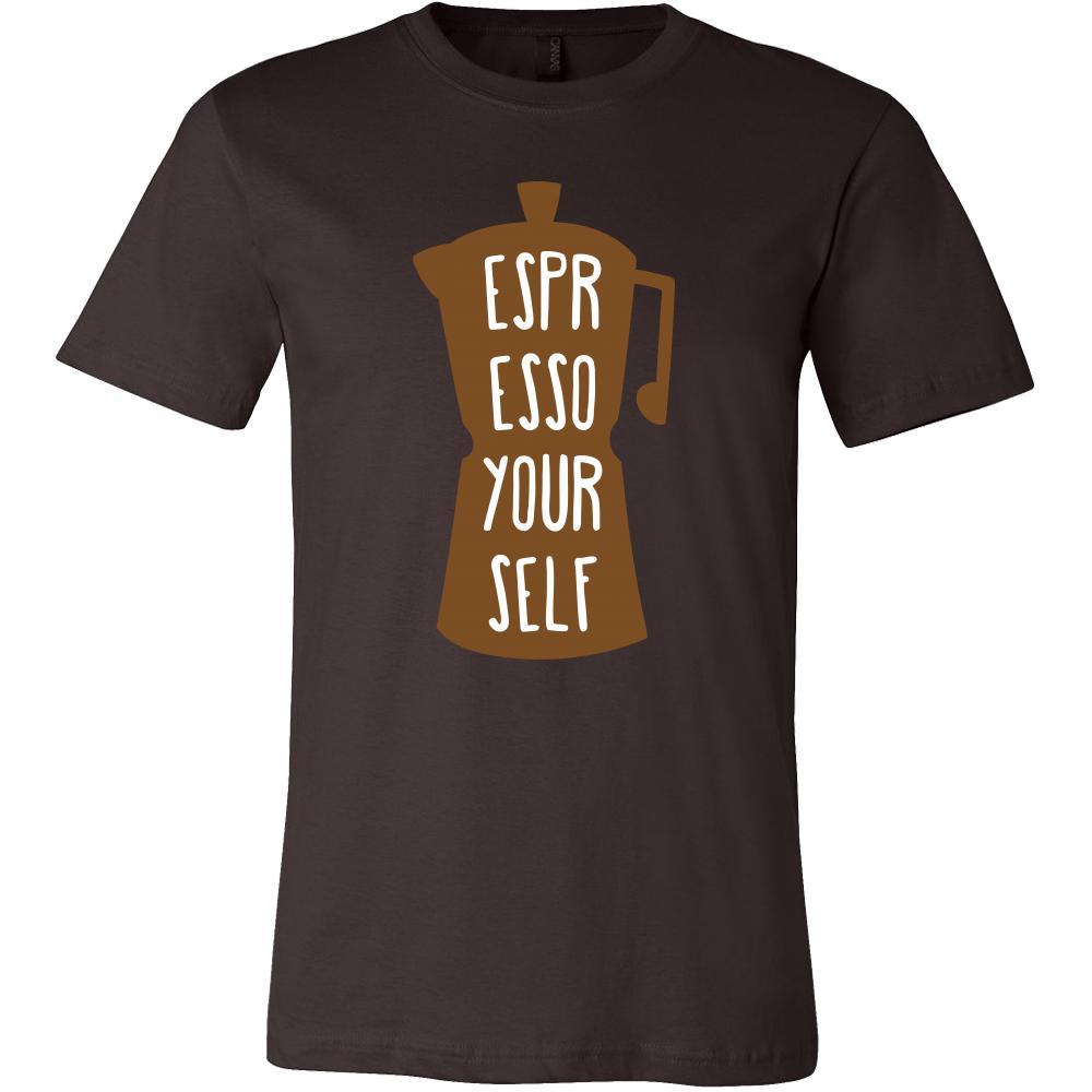 Coffee Shirt - Espresso yourself - Drink Love Gift-T-shirt-Teelime | shirts-hoodies-mugs