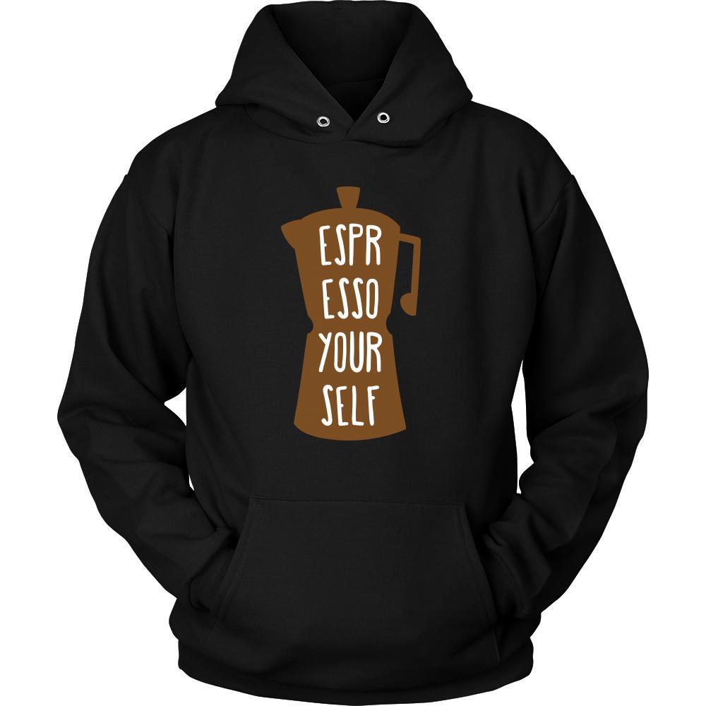 Coffee Shirt - Espresso yourself - Drink Love Gift-T-shirt-Teelime | shirts-hoodies-mugs