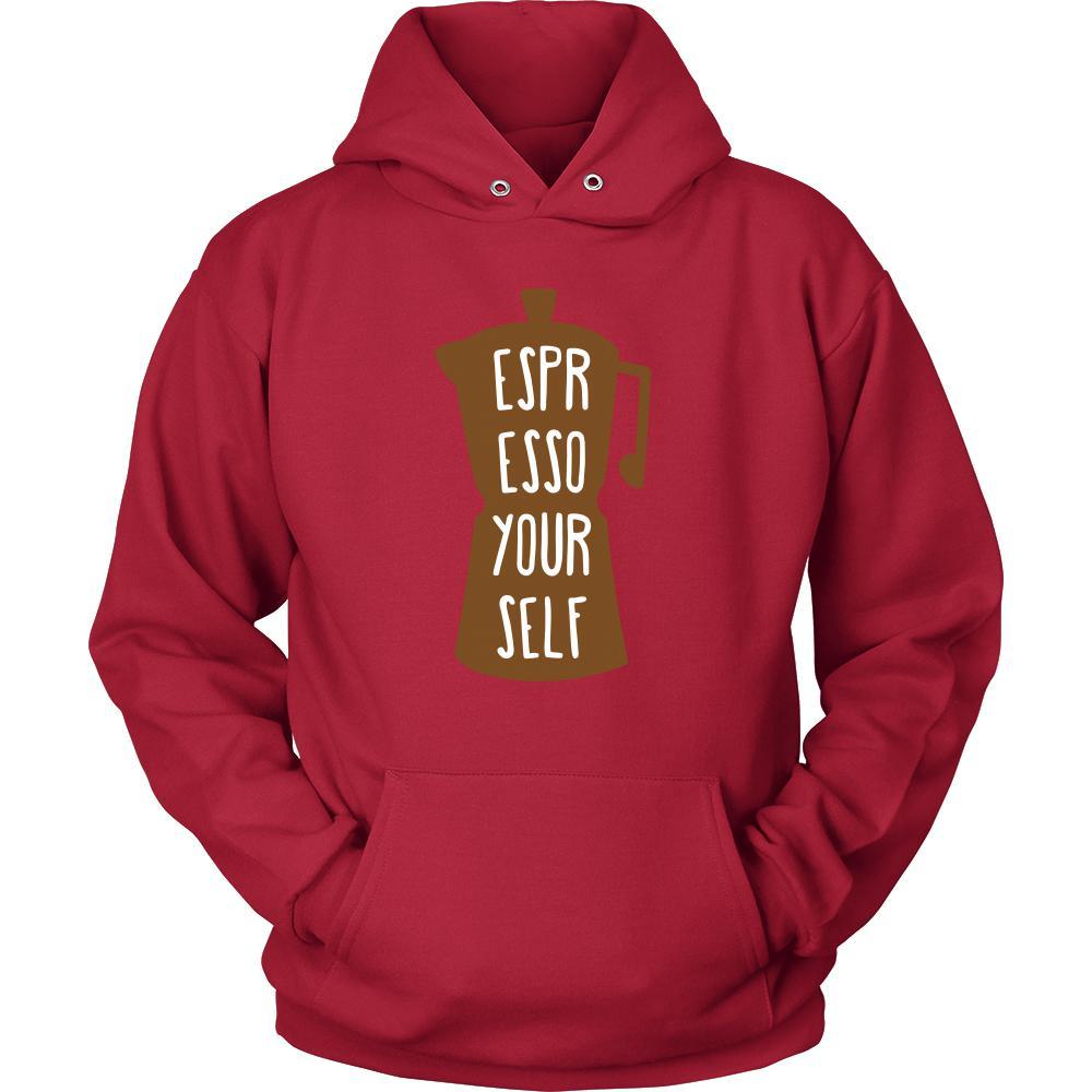 Coffee Shirt - Espresso yourself - Drink Love Gift-T-shirt-Teelime | shirts-hoodies-mugs