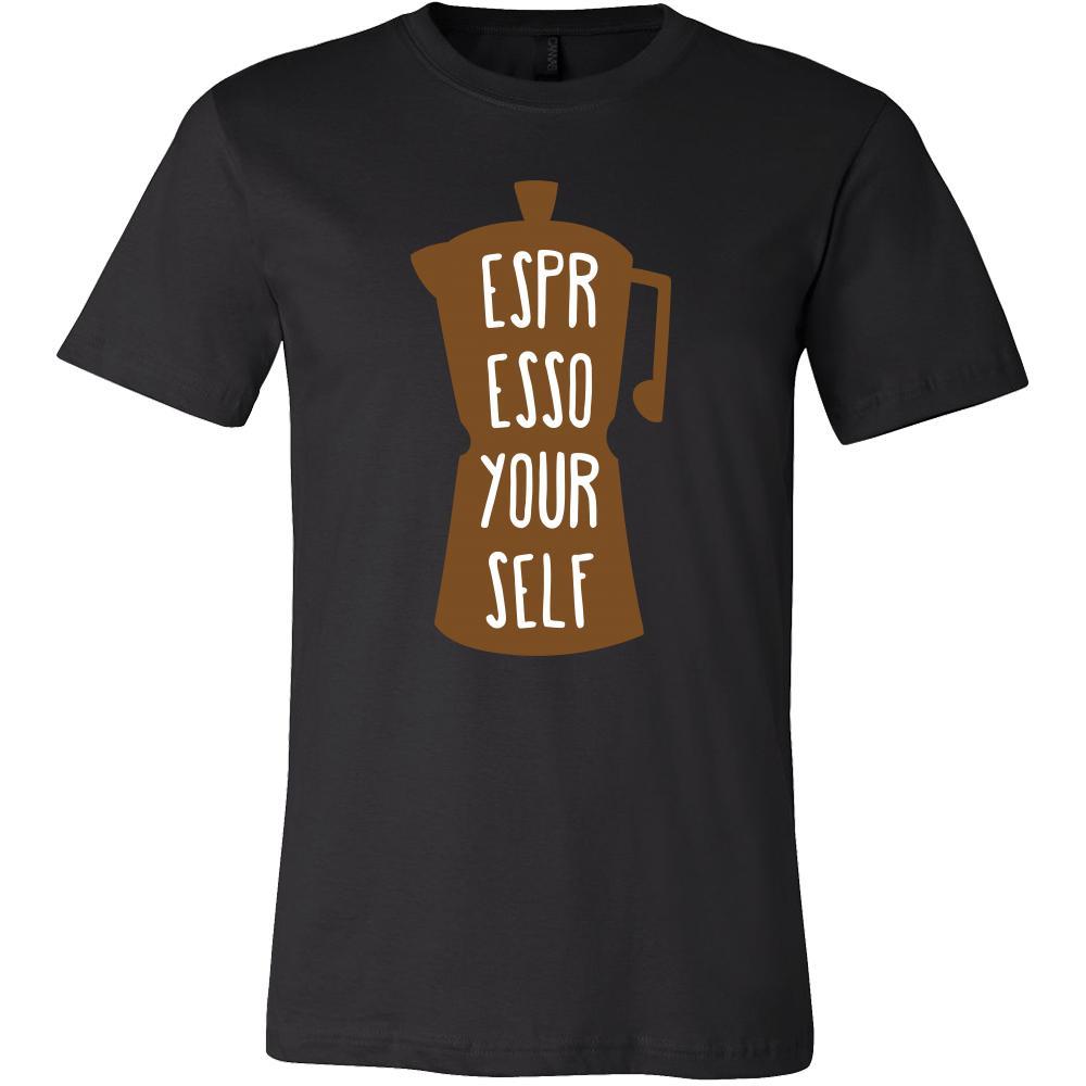 Coffee Shirt - Espresso yourself - Drink Love Gift-T-shirt-Teelime | shirts-hoodies-mugs
