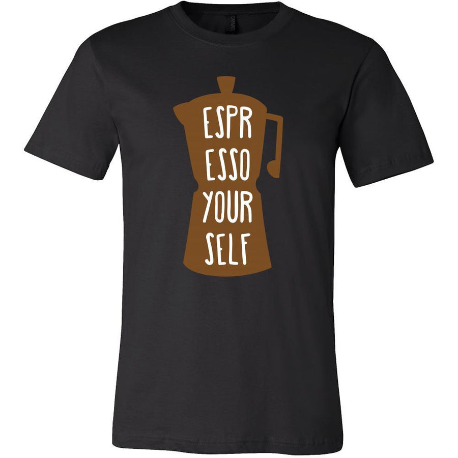 Coffee Shirt - Espresso yourself - Drink Love Gift-T-shirt-Teelime | shirts-hoodies-mugs