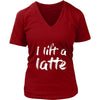 Coffee Shirt - I lift a latte - Drink Love-T-shirt-Teelime | shirts-hoodies-mugs