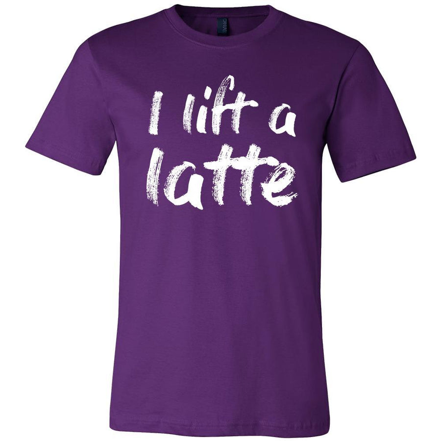 Coffee Shirt - I lift a latte - Drink Love-T-shirt-Teelime | shirts-hoodies-mugs
