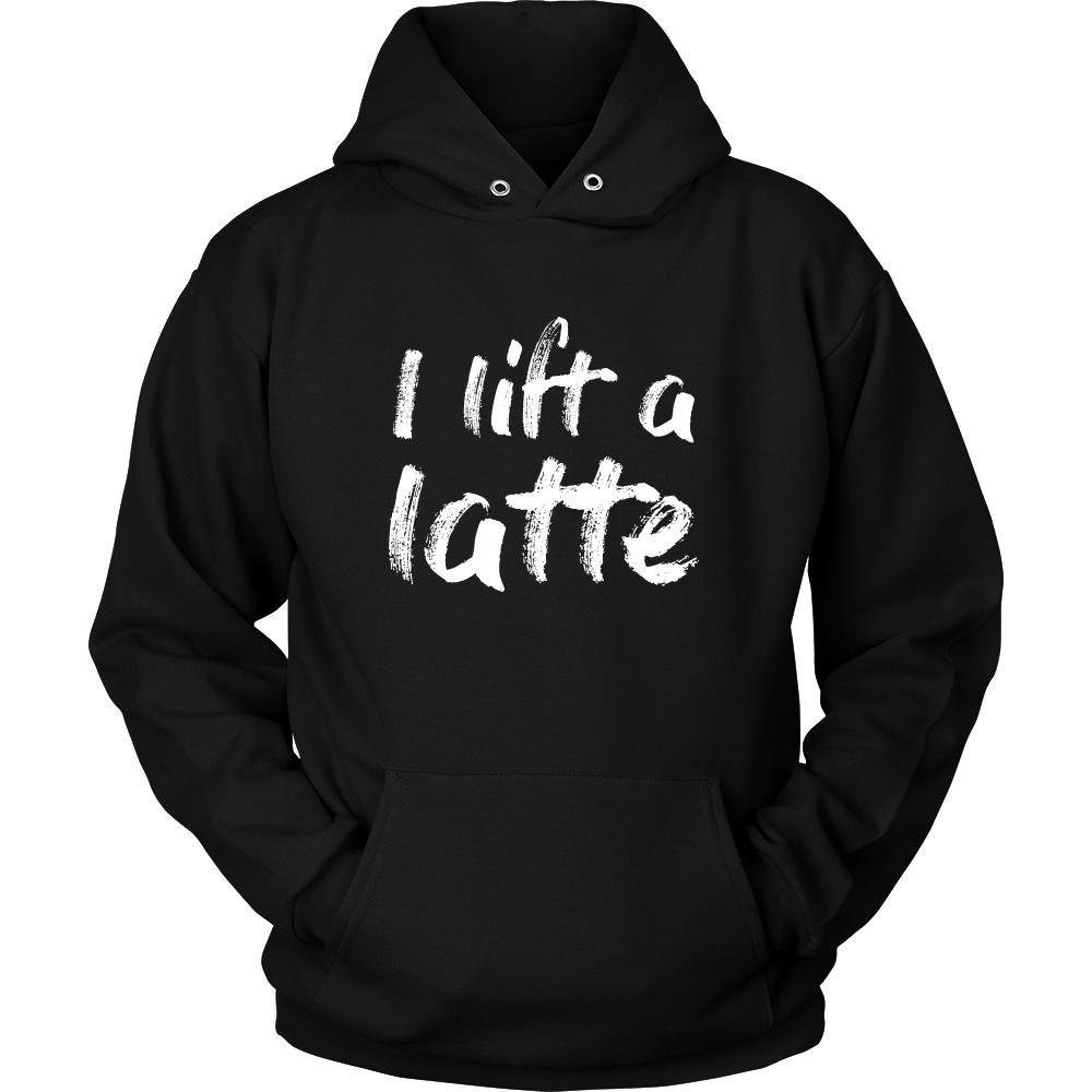 Coffee Shirt - I lift a latte - Drink Love-T-shirt-Teelime | shirts-hoodies-mugs