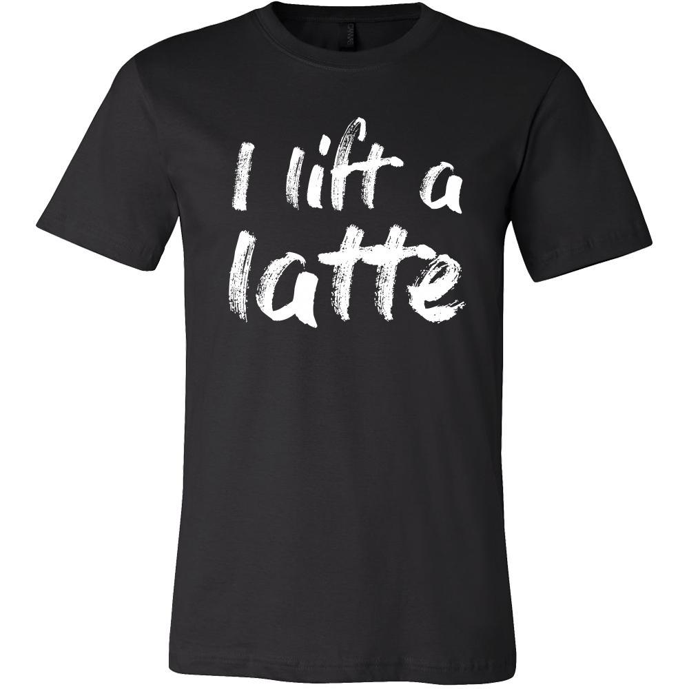 Coffee Shirt - I lift a latte - Drink Love-T-shirt-Teelime | shirts-hoodies-mugs