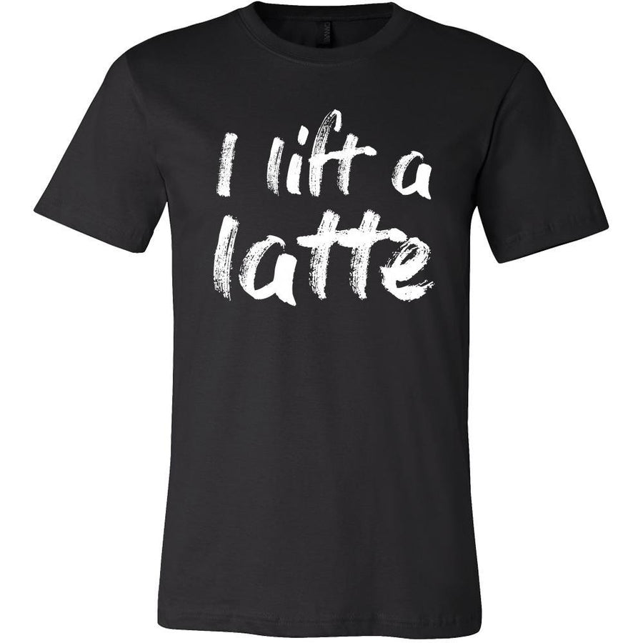 Coffee Shirt - I lift a latte - Drink Love-T-shirt-Teelime | shirts-hoodies-mugs