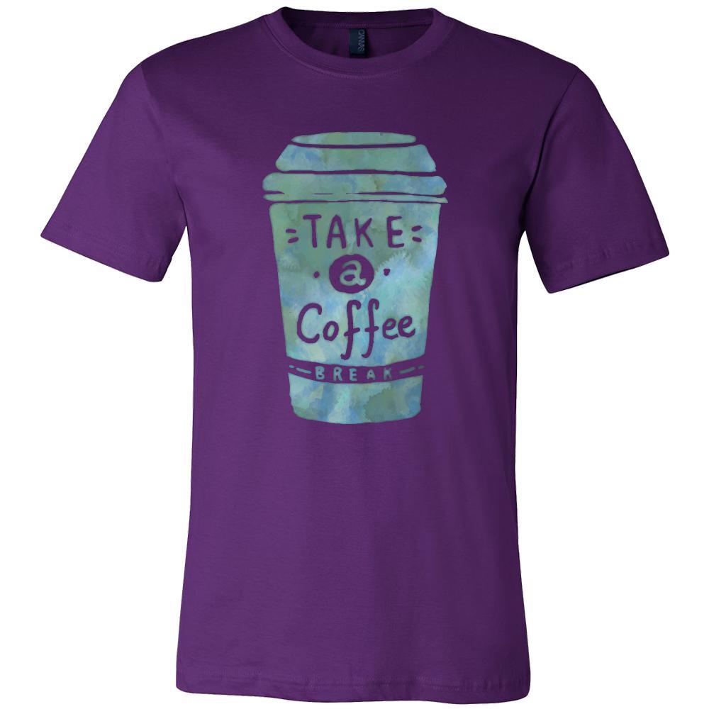 Coffee Shirt - Take a coffee break - Drink Love Gift-T-shirt-Teelime | shirts-hoodies-mugs